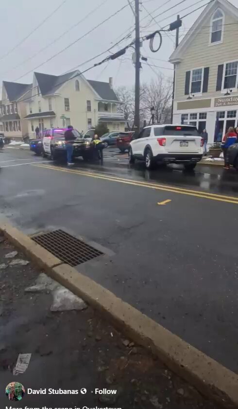 HOLY SH*T: Students at @QCSD_Schools reportedly ARRESTED after 35 students stormed out of school to protest ICE despite the walkout being canceled. The school was then placed in a lockdown. Law enforcement officials report that the students engaged in "unsafe and disruptive behavior in town." Video shows students being detained by police. This is what happens when youth are indoctrinated with radical anti-ICE propaganda.