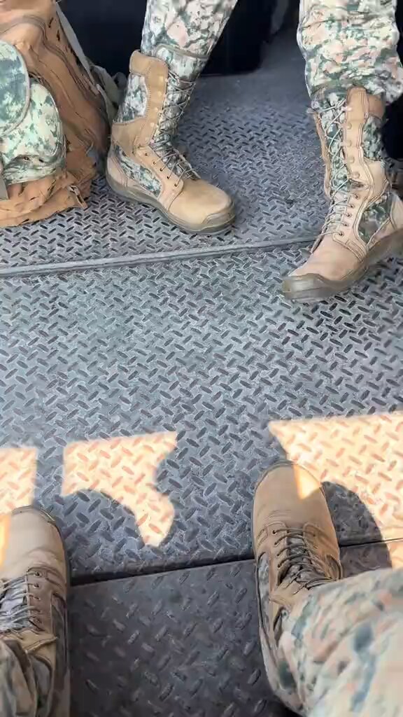 Las rápidas se mueven en las Nacionales, equipadas y bien escoltadas por soldados bien adiestrados. @Defensamx