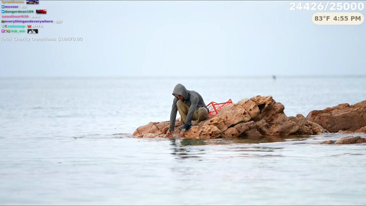xQc made a special appearance on JasonTheWeen's '7 Day Stranded' challenge to narrate every single movement of his 😭