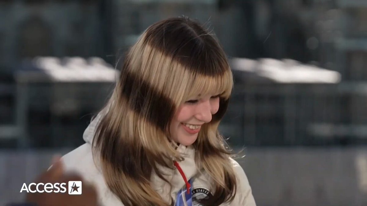 “I’m so grateful to my teammates and all the hard work we’ve all put in to get here and to get this, and I’m just happy.” ͢ Amber and Alysa Liu’s interview with Access Hollywood! 🎥: Access Hollywood