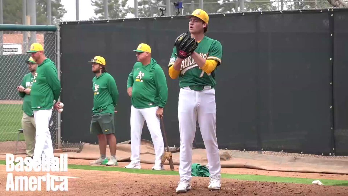 Jamie Arnold impressed in his first bullpen session. He showcased his low three-quarters arm slot, low release height and explosive, athletic delivery. More notes from the Arizona backfields: