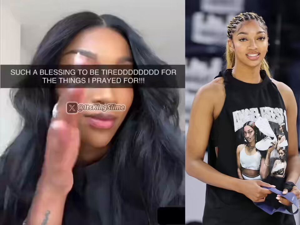 WNBA star Angel Reese opens up about how tired she feels after a long day’s work because of how busy her life is, but says she wouldn’t change anything since she’s living her dream life ❤️👀