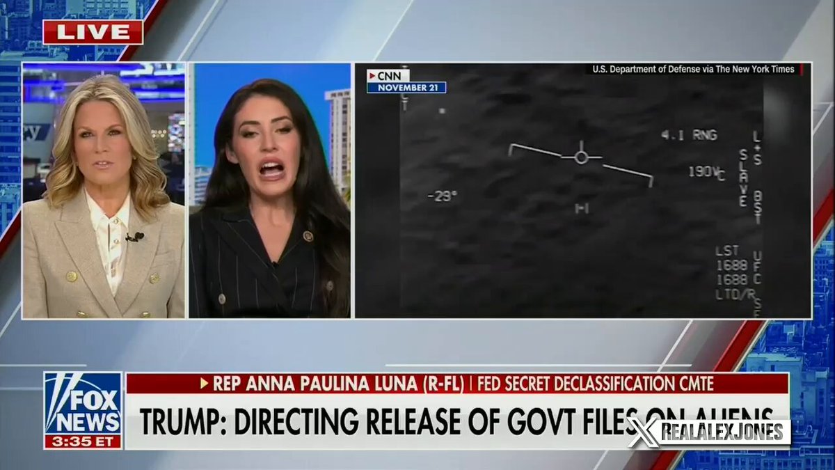 Breaking Video! Congresswomen Anna Paulina Luna Tells FOX News, Alex Jones Was Right ... Aliens Are Visiting Earth Via Interdimensional Travel