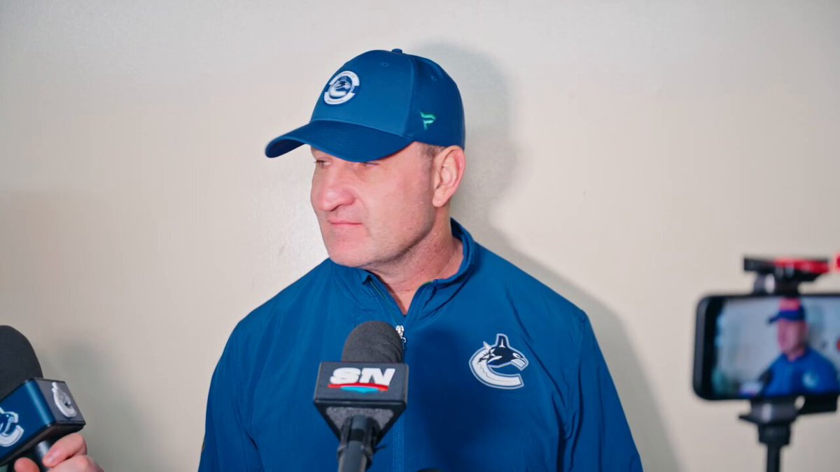 "Today we took another step and we got three more practices before the first game." 🗣️ Head Coach Adam Foote talks about gradually adding more contact after each practice, some injury updates, and more.