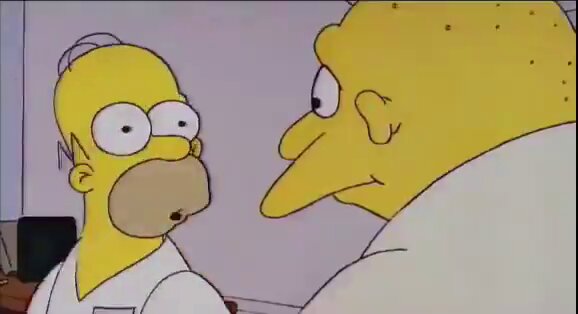Michael Jackson when he was on The Simpsons