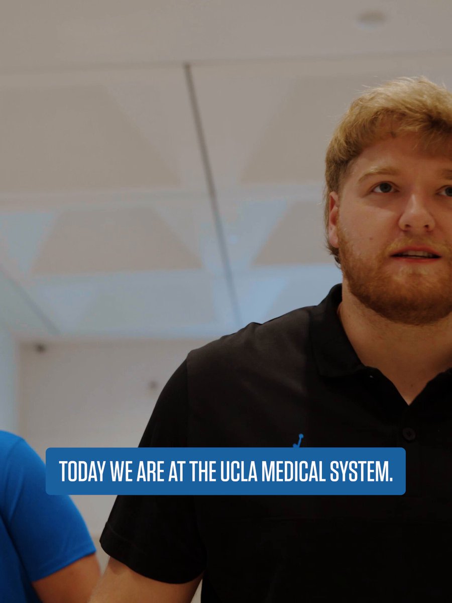 Our guys had an incredible experience today spending time with patients and staff at UCLA Health and UCLA Mattel Children’s Hospital. #GoBruins