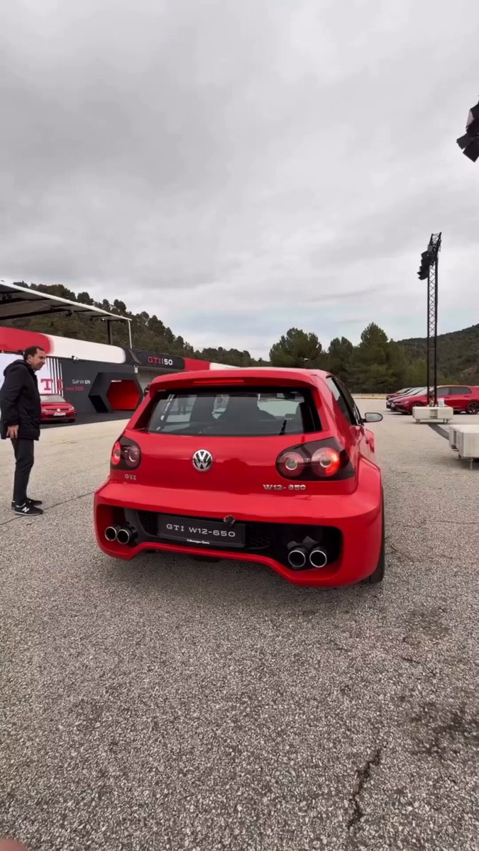 Listen to the Volkswagen Golf W12 start up and hum for the iconic hatchback’s 50th birthday