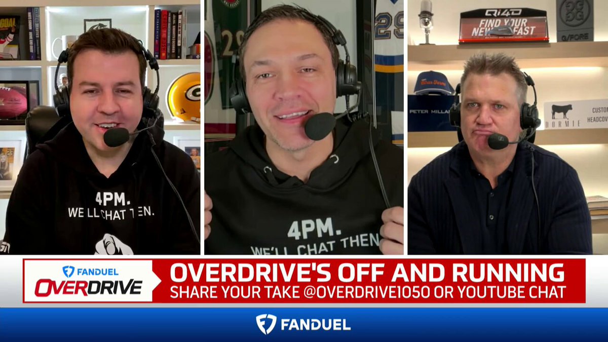 "Must be nice to feel like a part of the family." The boys are rocking exclusive OverDrive hoodies, but where is O-Dog's?