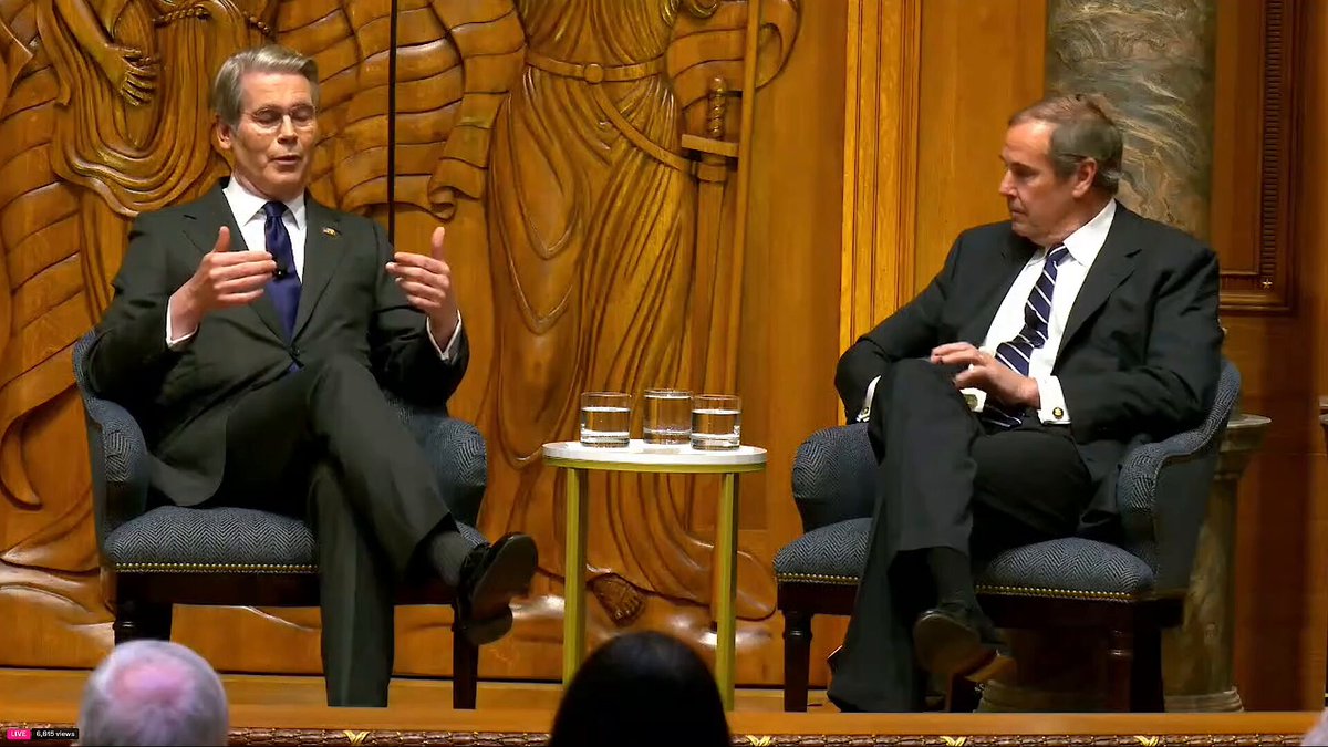 🚨 WOW! Sec. Scott Bessent reveals that Treasury revenue for 2026 will be basically UNCHANGED despite the SCOTUS tariff ruling "The only thing defeated was IEEPA tariffs." OTHER avenues exist for tariffs Stunning backfire!