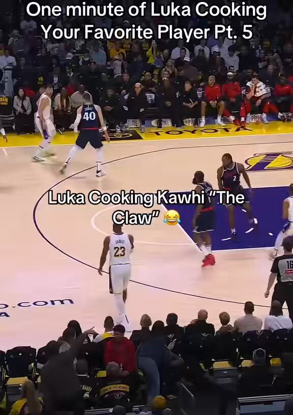 Luka treats playing Kawhi like a scrimmage Just don’t run tonight LA Clippers