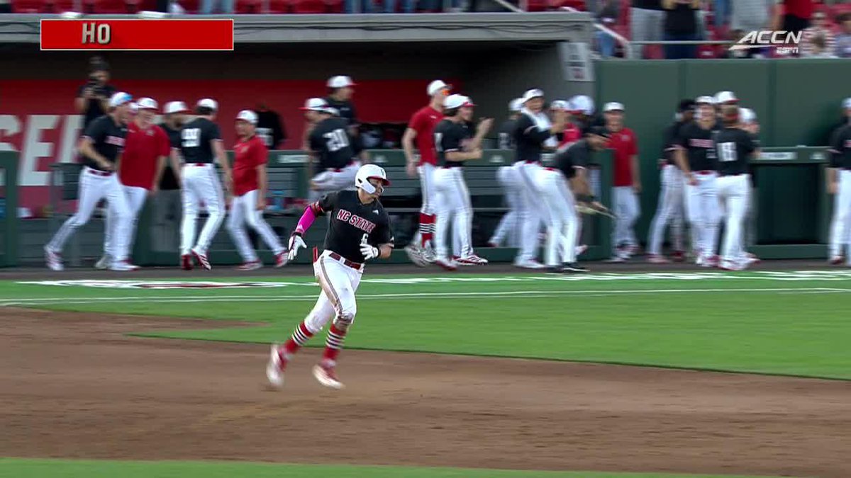 That ball flew like it had wings!! ๐ชฝ Dalton Bargo with a BOMB to give NC State a bigger lead! #NCAABaseball x ๐ฅ ACC Extra / NC State Baseball
