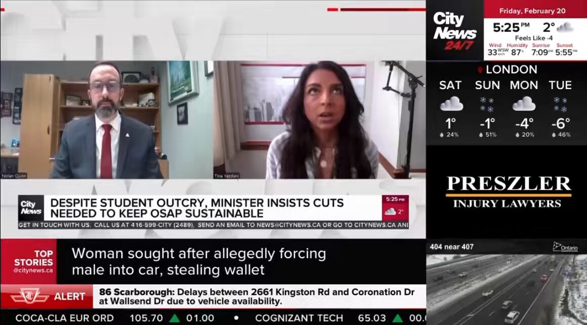 “When the premier tells students they're spending OSAP on watches &amp; colognes, it’s a slap in the face to all of us.” Students are mobilizing to pressure the Ford government to reverse cuts to OSAP. But the minister insists cuts are needed to keep the program sustainable.