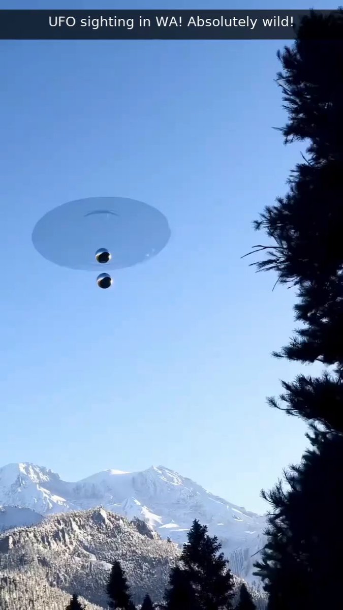 Unbelievable!!!! 🛸👽😱 They caught a transparent UFO and strange metal spheres over snowy mountains in Washington State. Anyone know what is this?! Answers may vary. NOTE: If you say AI, please provide possible program to replicate and prompt.. If you say its CGI, please provide studio behind this for classified contracting purposes. And if you have seen anything like this before…cool beans, heres another video for you.
