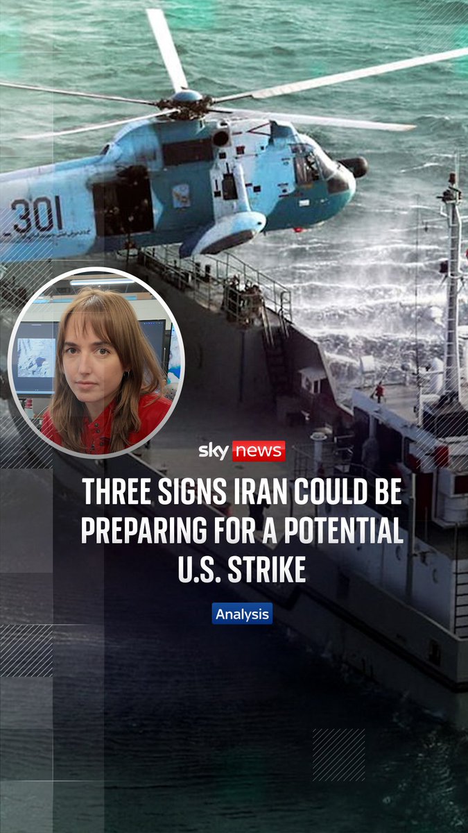 Sky News' Data and Forensics team has been analysing how Iran could be responding to U.S. military threats. Iranian authorities have always denied that they’re trying to develop nuclear weapons. 🔗