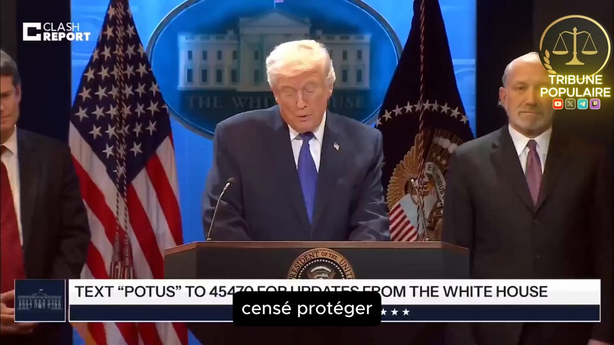 Trump déclare : « J'ai le droit de détruire le pays. J'ai même le droit d'imposer un embargo dévastateur à un pays étranger. Je peux les mettre sous embargo. Je peux faire tout ce que je veux, mais je ne peux pas fabriquer un seul dollar. » La logique de l'empire.