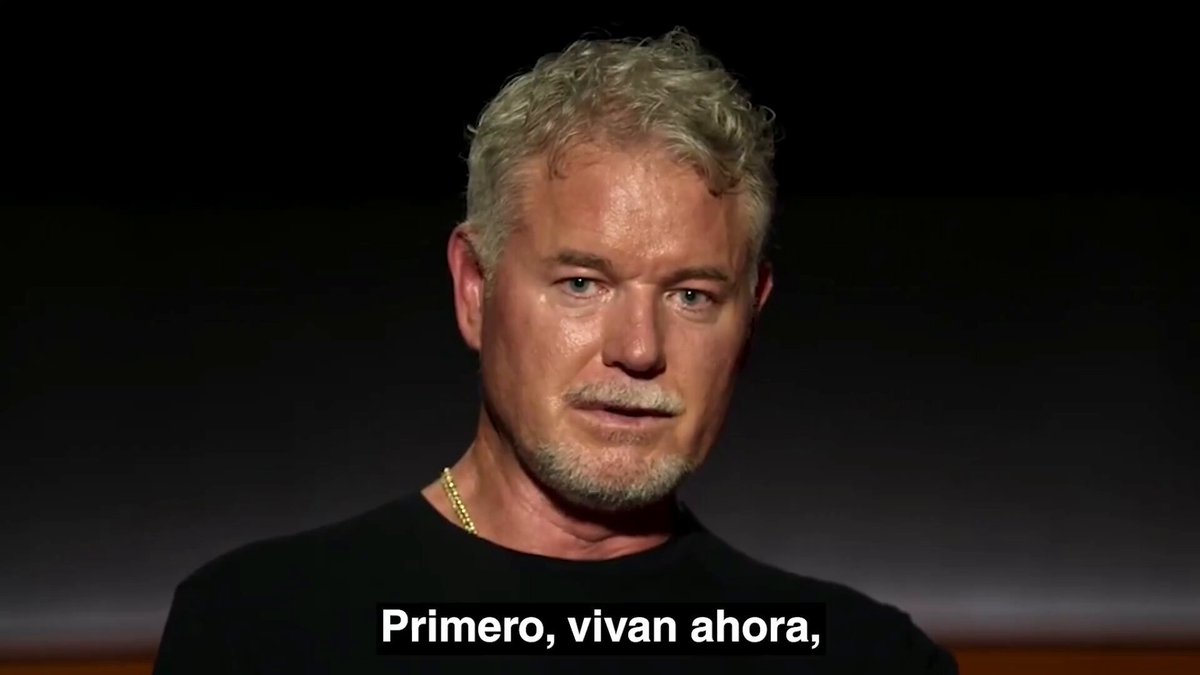 El video póstumo de Eric Dane es muy potente. Quizás la mejor enseñanza que deja es la de vivir el presente, ahora. Es quizás la mejor idea y también la más difícil de ejecutar.