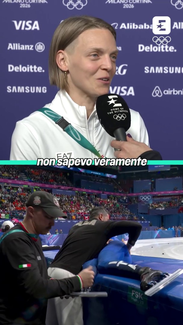 Hai fatto delle Olimpiadi pazzesche Arianna, solo applausi