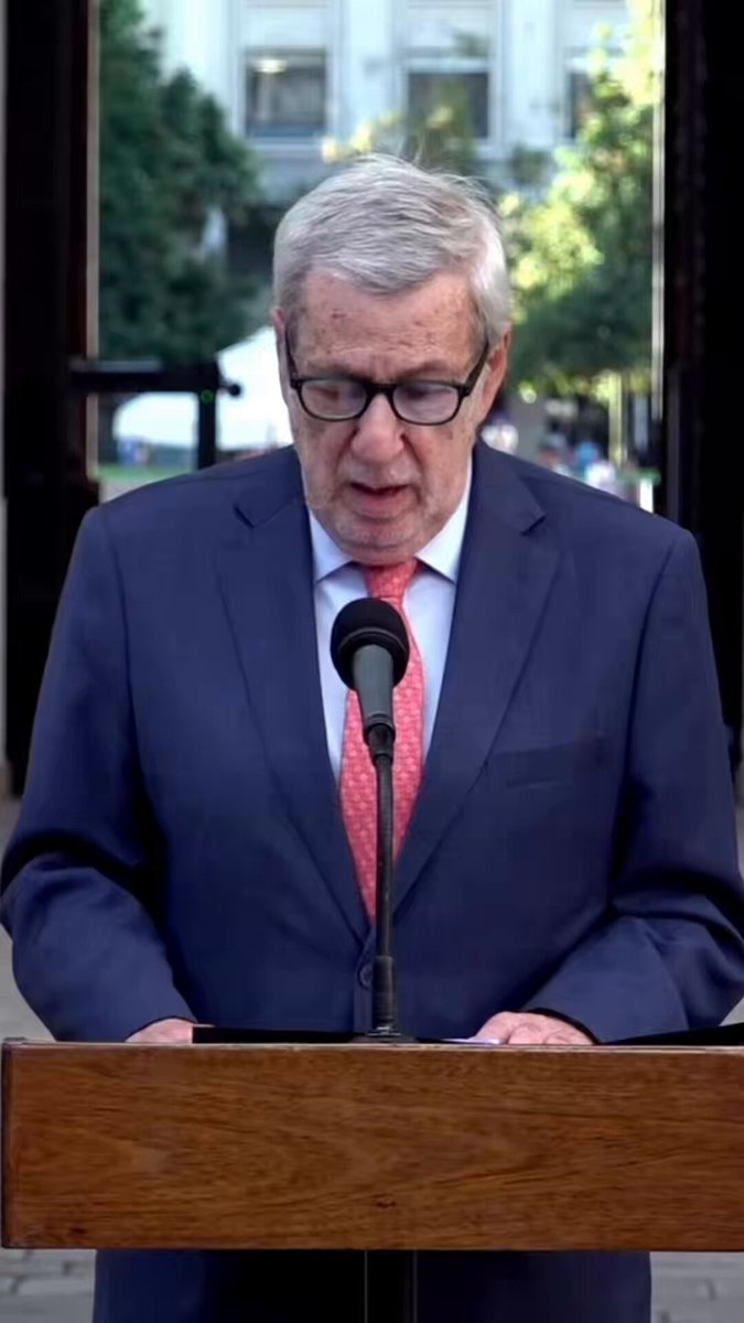 El canciller Alberto van Klaveren abordó la posición del Gobierno de Chile frente a las medidas unilaterales impuestas por Estados Unidos a funcionarios de Gobierno.