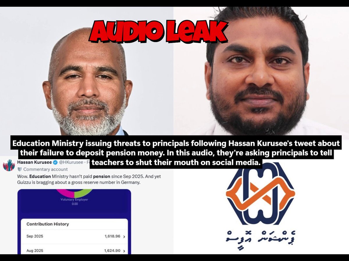 Update Education Ministry has issued a threat to teachers following my post about them not depositing pension funds. It's not clear who's talking but in this audio clip, they're saying teachers should shut their mouth on social media and they don't like teachers posting comments. Also, they are saying it's only 3 months of pension money, but it's been 4 months and 20 days since they last paid any pension money, soon to be 5 months, which is almost half a year. Education Ministry should be ashamed of themselves.
