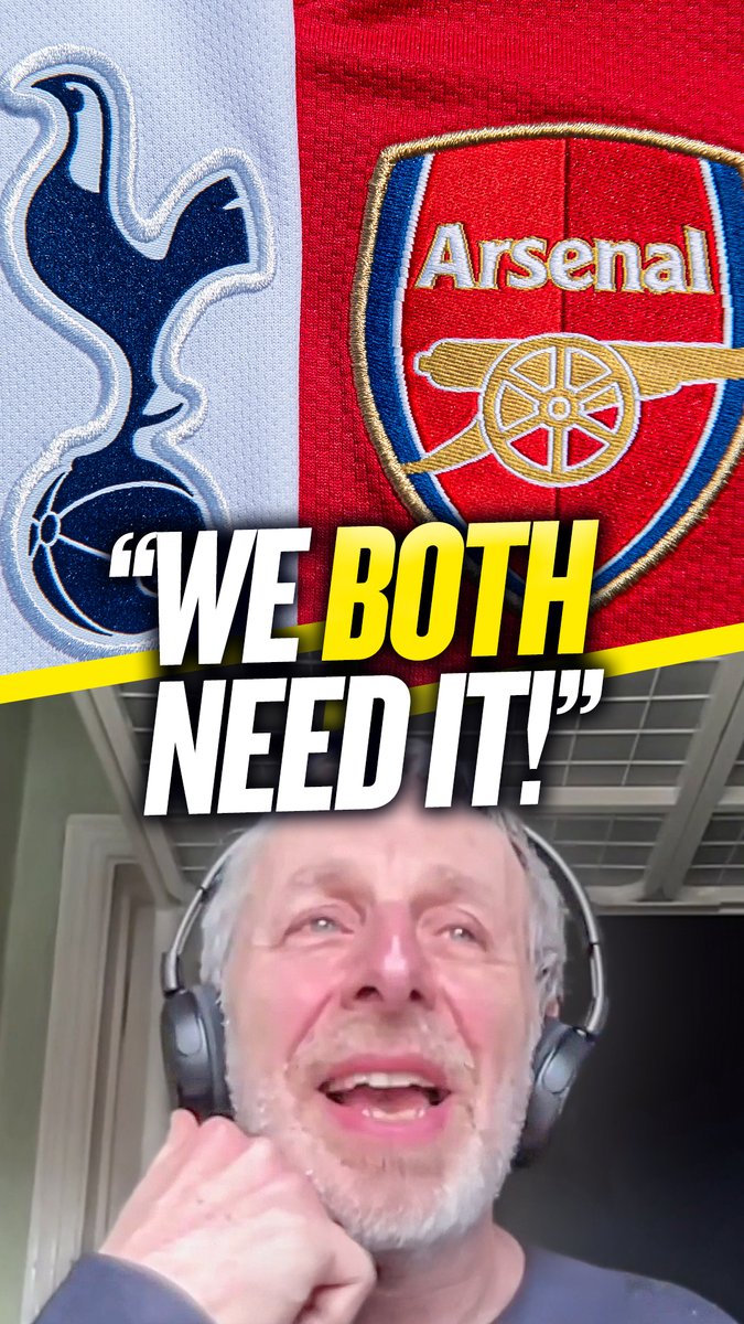 🔴 "We need it slightly more!" 😅 "Things are going well, we're 5 points clear!" Who’s under more pressure in the NLD, Spurs or Arsenal?