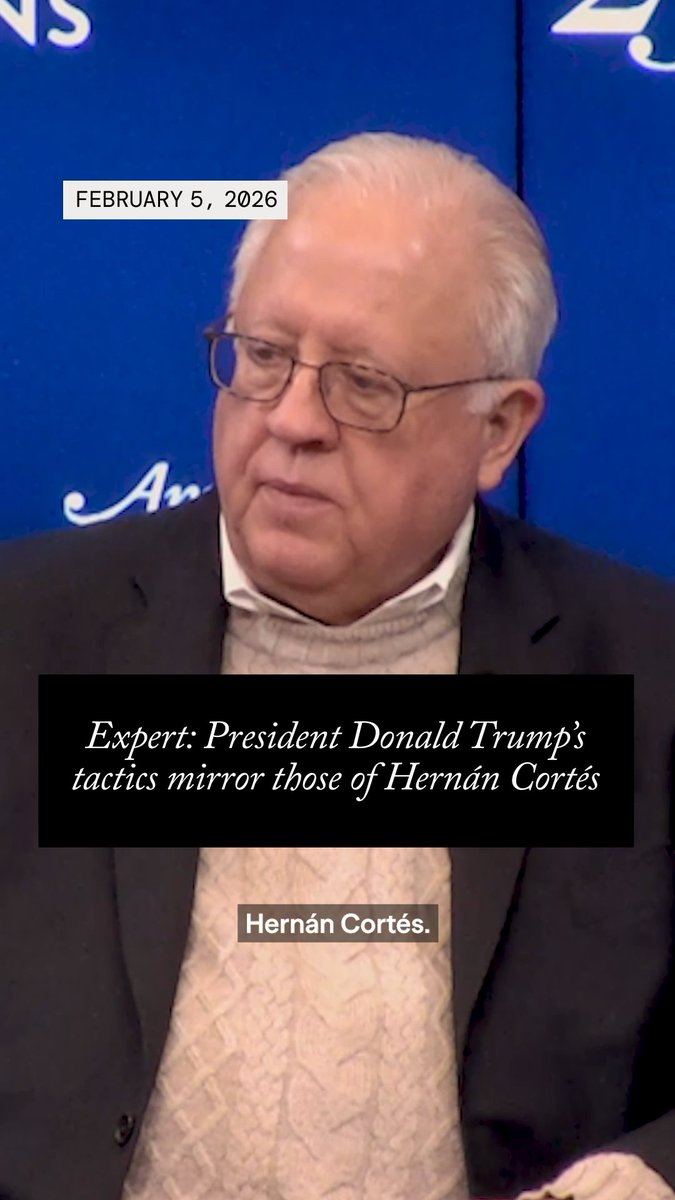 “Trump is like Hernán Cortés. When Hernán Cortés unloads his troops and his horses onto the beaches of Mexico . . . what does he do? He burns his ships in order to tell his men there is no going back,” says Thomas Shannon Jr., senior international policy advisor at Arnold & Porter and former U.S. undersecretary of state for political affairs. “What the president is doing is burning our ships, not only within our bureaucratic structures but also more broadly.” 🔗 Watch the full conversation: