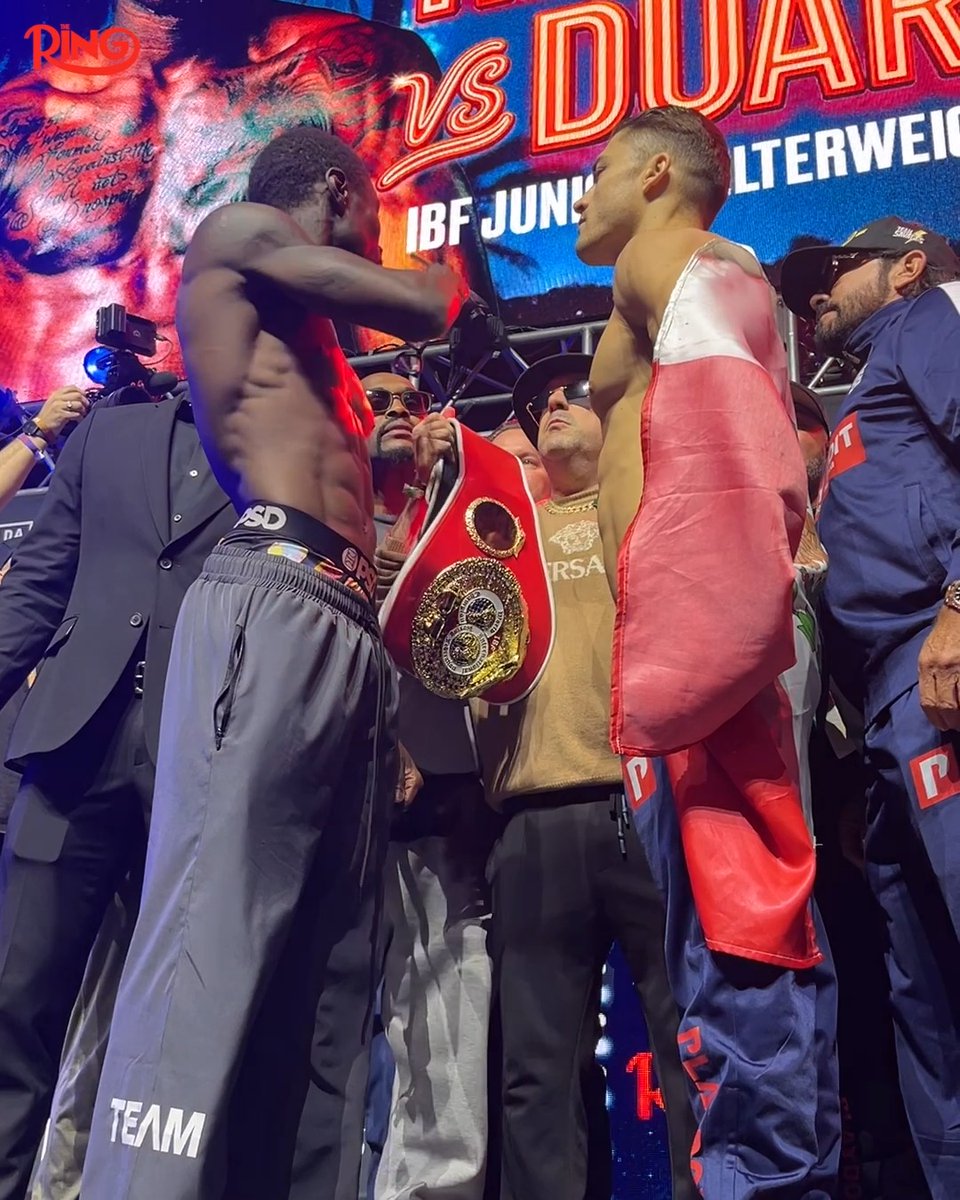 RICHARDSON HITCHINS AND OSCAR DUARTE ARE ALL BUSINESS ๐ ๐๏ธ LAST CHANCE for tickets: The Ring: High Stakes | Exclusively on DAZN | Feb 21st in Las Vegas ๐ฅ