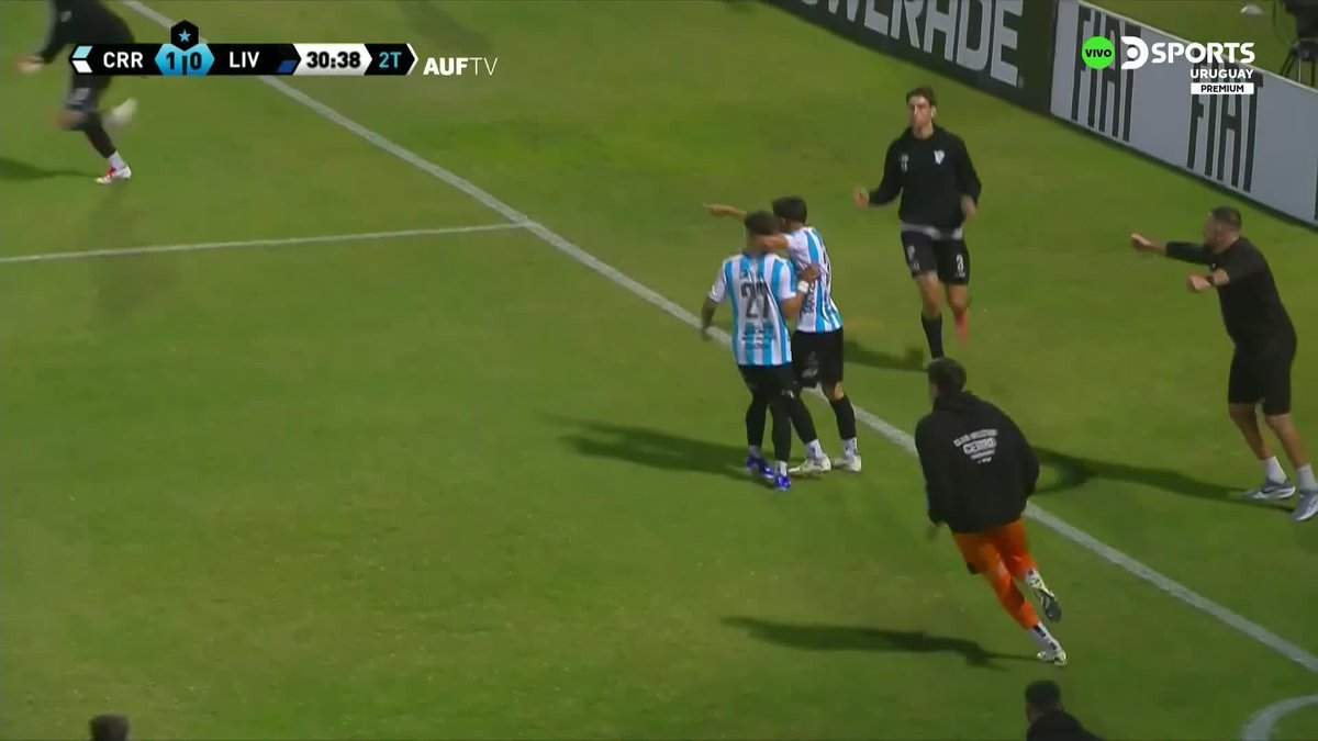 GROSERO ERROR DE CAMPAÑA Y GOL DE CERRO Severo remató al primer palo, el arquero de Liverpool no pudo contener el remate y el Albiceleste tomó la ventaja transitoria. #LigaUruguayaEnDSPORTS Disponible en los canales 301 y 302