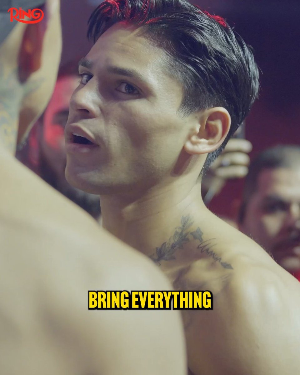 Listen in to what Ryan Garcia told Mario Barrios on stage 👀🔈 🎟️ LAST CHANCE for tickets: The Ring: High Stakes | Exclusively on DAZN | Feb 21st in Las Vegas 🥊