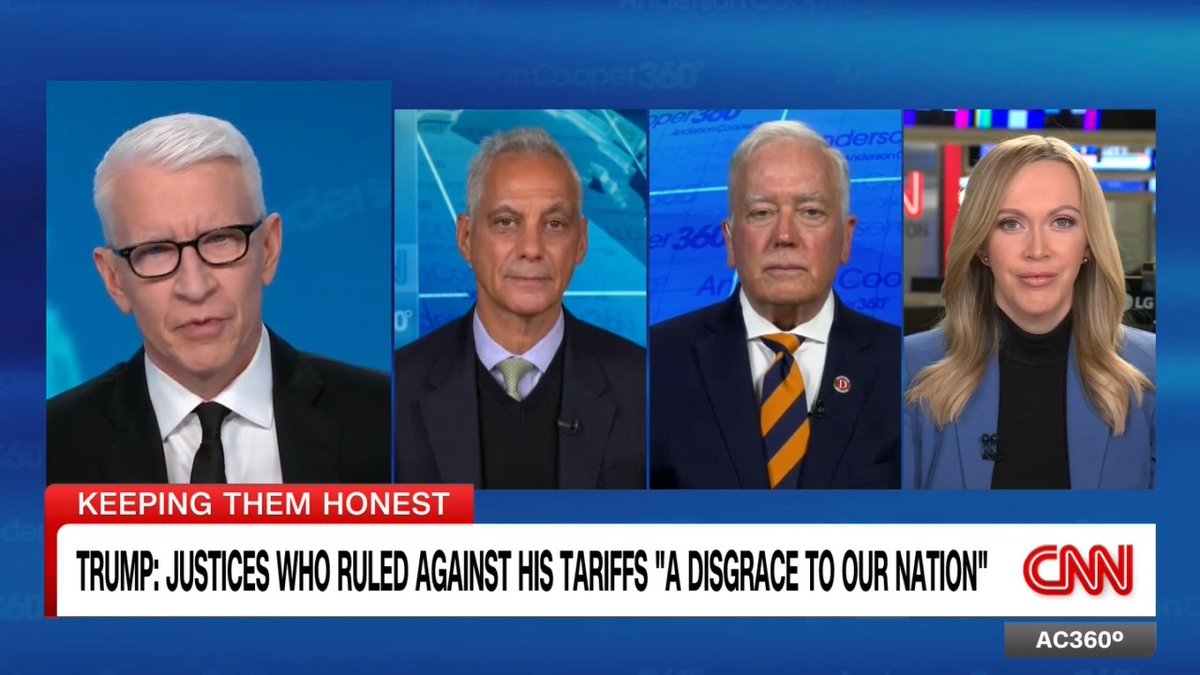 The Supreme Court has ruled that the Trump administration's sweeping tariffs are illegal, and now the President says he'll impose a 10% global tariff on top of the levies. "It's a circuit breaker of an event," says CNN Senior Political Commentator Rahm Emanuel.