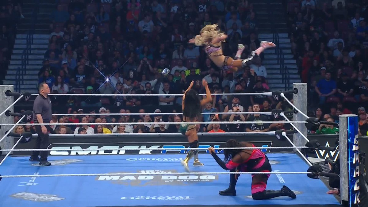 WOOO! Charlotte Flair is unstoppable! 🔥