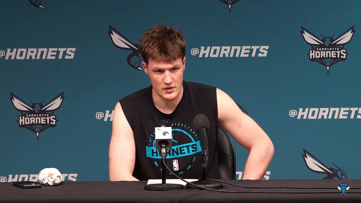 🎙️ Kon Knueppel on his 3-point shooting success: "Credit to my teammates and coaches for giving me a lot of good opportunities to get good shots. Just sticking with it, sticking with my mechanics, and confidence in my shot. Just seems like a lot of them are going in right now."