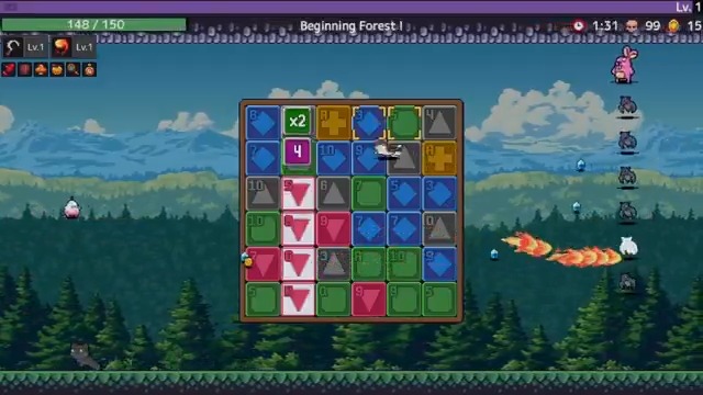 【ニュース】マッチ3パズル×サバイバー系ACT『Paw &amp; Cards』発表。盤上で敵を避けつつパズルも揃える、爽快コンボ大忙しゲーム