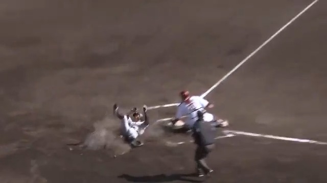 千葉ロッテ #岡大海 選手のランニングホームランで1点差に迫る!🏃💨 #chibalotte 👇ライブ配信はこちら