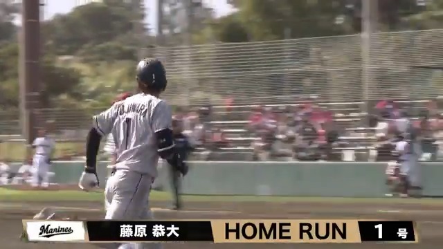 千葉ロッテ #藤原恭大 選手のソロホームランで同点に追いつく!🔥💪 #chibalotte 👇ライブ配信はこちら