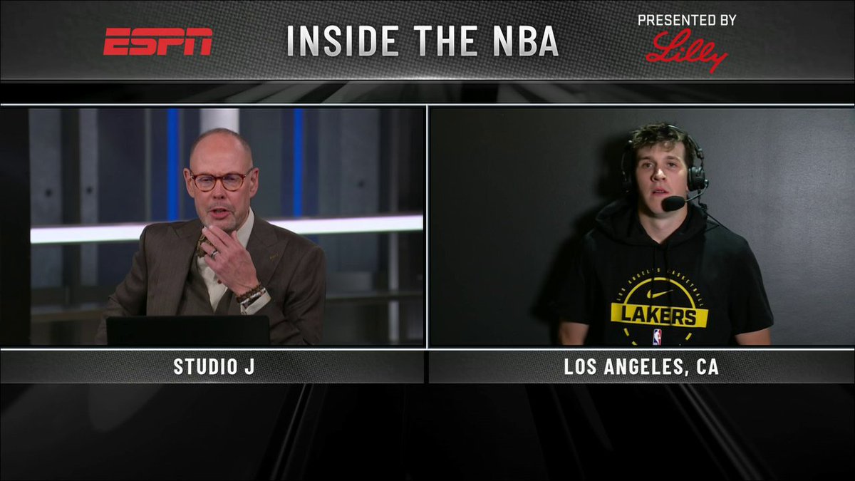 "Everybody is entitled to their own opinion." Austin Reaves after overhearing Charles saying the Lakers aren't a championship contender 😅