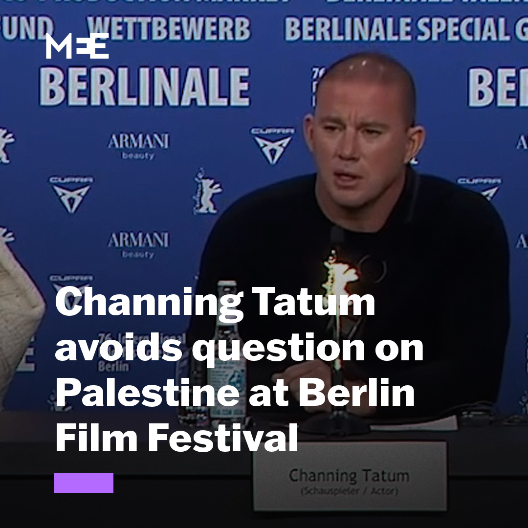 American actor Channing Tatum avoided answering a question about an open letter signed by dozens of artists, which criticised the Berlin International Film Festival’s stance on Gaza. Journalist Kira Muller, who posed the question to Tatum, was reportedly shouted at by a German critic before the moderator moved on to another question