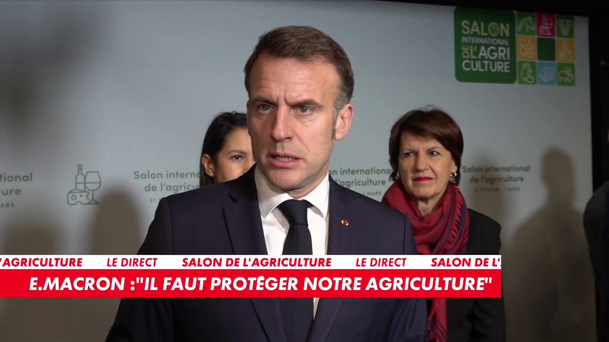 «Grâce à nos choix, on peut se féliciter de gagner le combat contre la dermatose», exprime Emmanuel Macron pour l'ouverture du Salon de l'agriculture