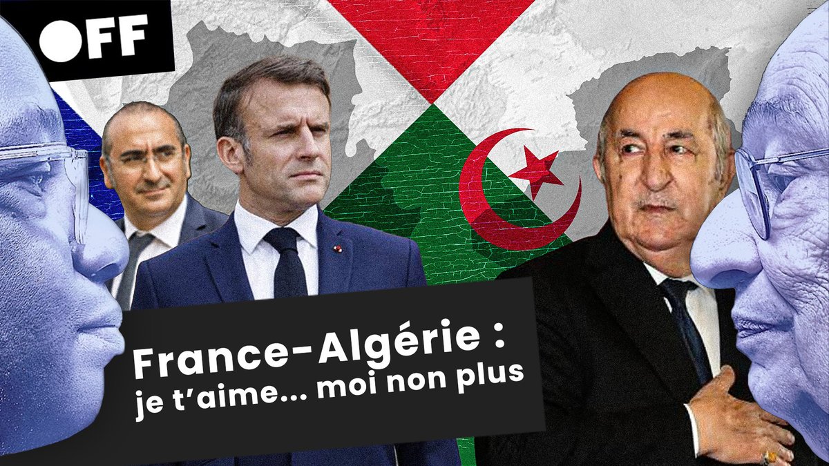🇩🇿🗣️ "Beaucoup d'entrepreneurs politiques français ont besoin que ça aille mal avec l'Algérie" Le politiste Bertrand Badie et . analysent les rapports amour-haine postcoloniaux entre la France et l'Algérie dans MONDIALITÉS À voir sur OFF ➡️