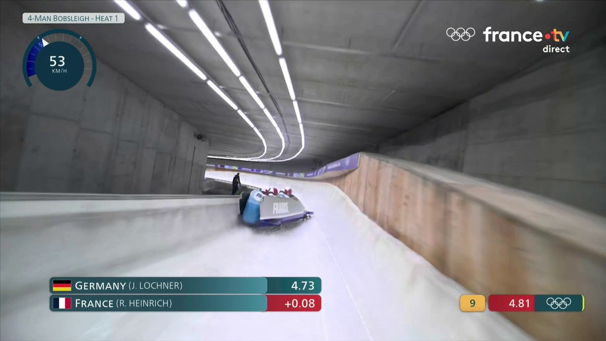 ❄️ #MilanoCortina2026 | ❌ Aïe l'embarquement se passe mal pour nos Français du bob à 4 ! Le bob à l'arrière heurte le muret, ils accusent un retard conséquent mais il leur reste trois manches à nos Bleus pour se rattraper. ➡️ Suivez les JO en direct :