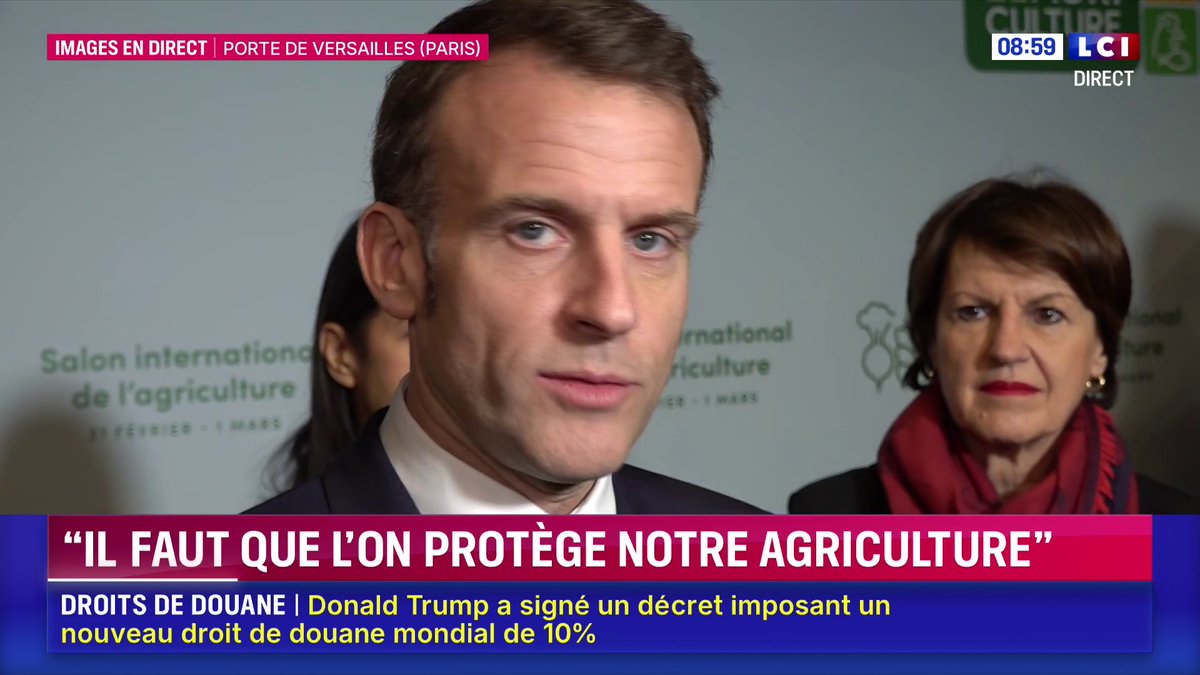 [ 🇺🇸 ÉTATS-UNIS | 🇫🇷 FRANCE ] 🔸La Cour suprême 🇺🇸 désavoue Donald Trump sur les droits de douane. En réaction, Emmanuel Macron affirme que la France veut continuer à exporter « avec des règles loyales » et ne pas subir de décisions unilatérales.