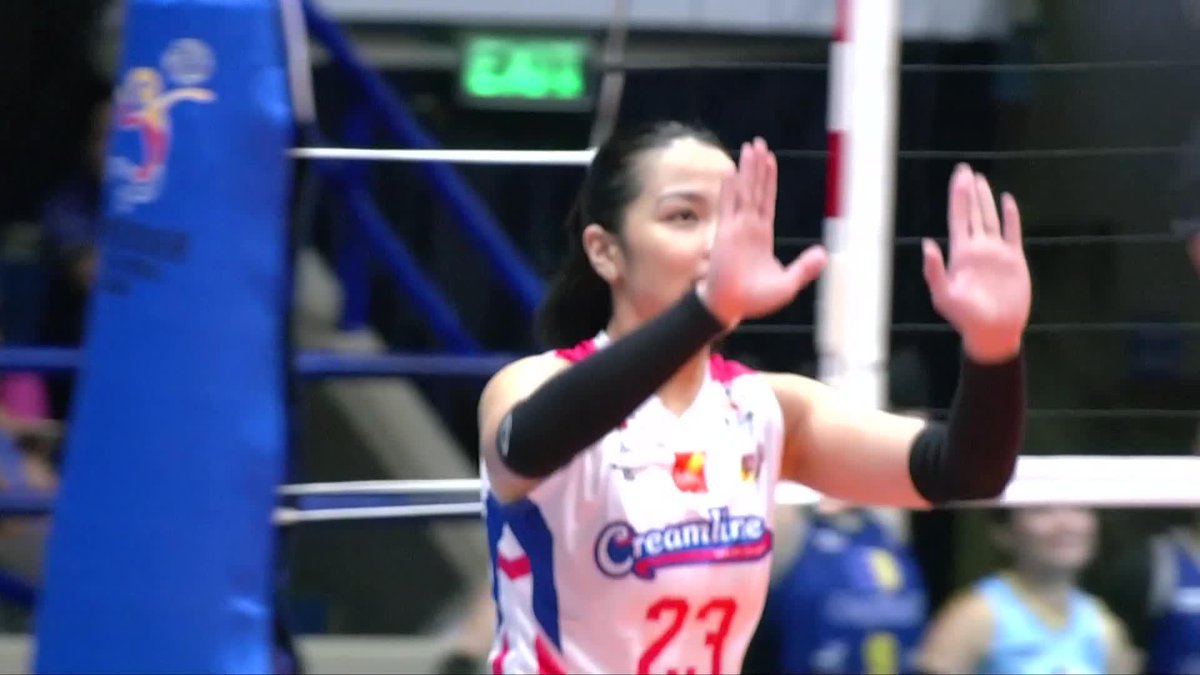 TUNAY NA JEMALING 🔥 Jema Galanza flips on her offensive switch after delivering big hits for the Creamline Cool Smashers in Set 3 against the Capital1 Solar Spikers in the 2026 PVL All-Filipino Conference. #PVL2026 #TheHeartofVolleyball