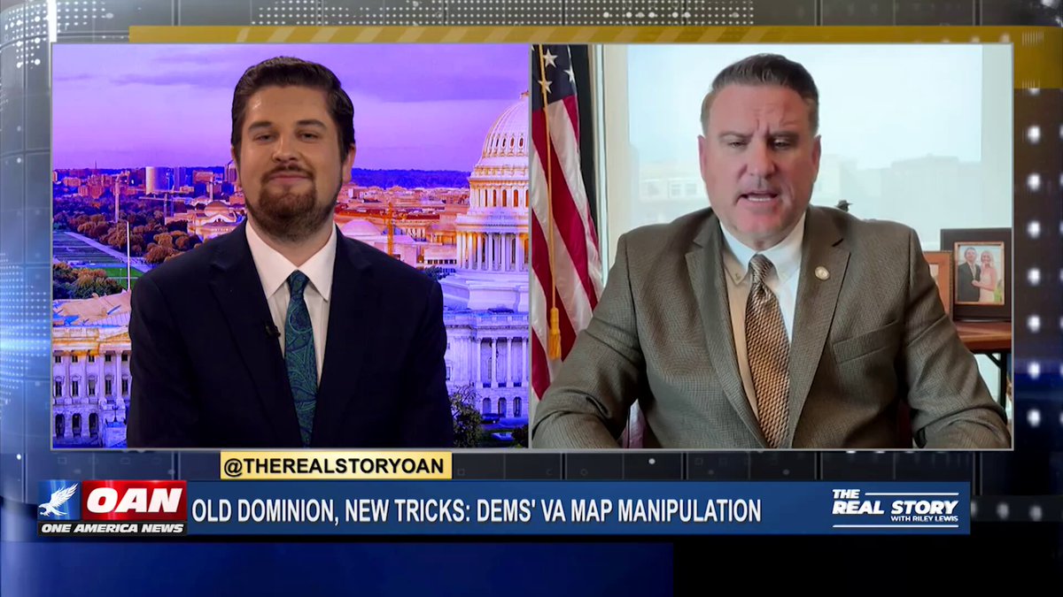 The DOJ Needs To Put a Stop To Virginia Gerrymandering. GOP Virginia State Senator Bryce Reeves expresses his belief to Riley Lewis that AG Pam Bondi and the DOJ need to put a stop to the VA Dems’ attempt to gerrymander Virginia on The Real Story with Riley Lewis Watch The Real Story on Spectrum and YouTube TV Today!