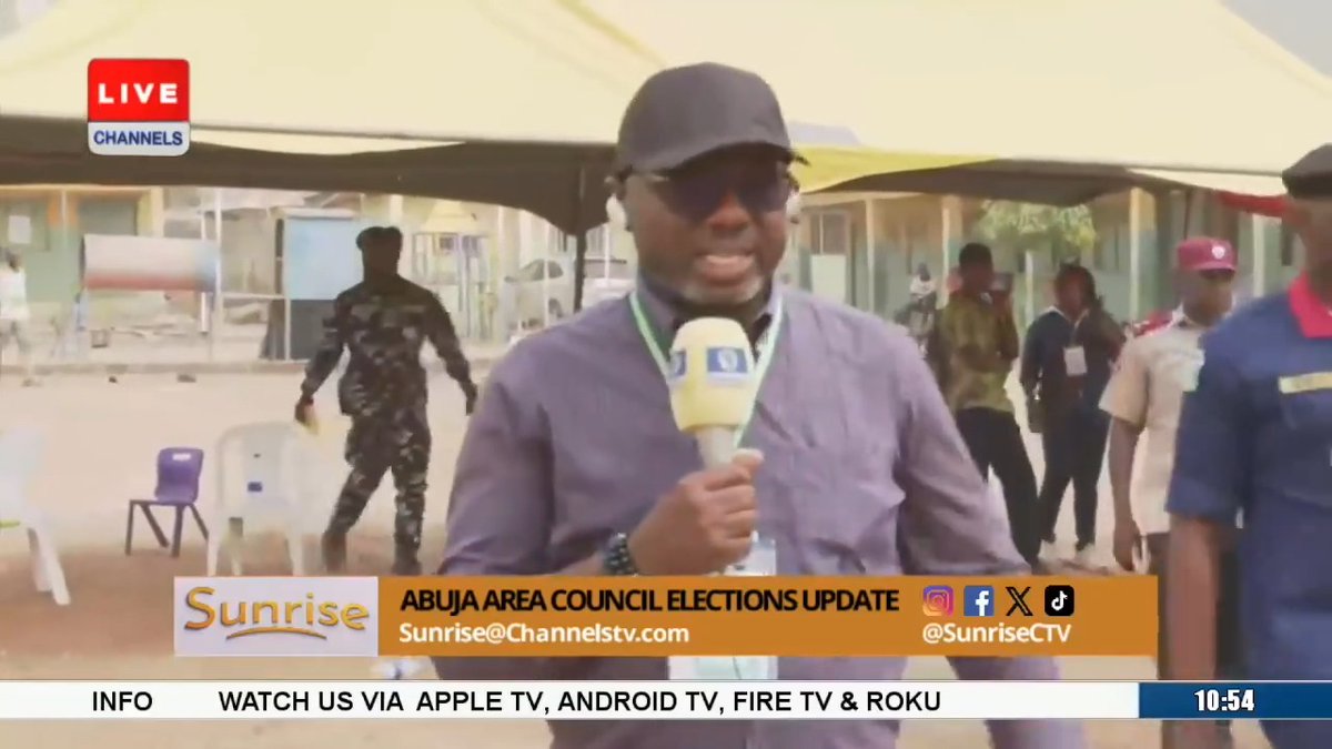 Channels TV's Lanre Lasisi on FCT Polls: More voters are coming out, even though there had been complaints that it appeared polling units were moved from where they were during the last elections held in Karu. Some people went to the old places, looking for their names and going round trying to find their polling units. But because there is freedom of movement, they could walk round and search, although it took them a little time, and we are observing that more people are coming in now to cast their votes. #CTVTweets