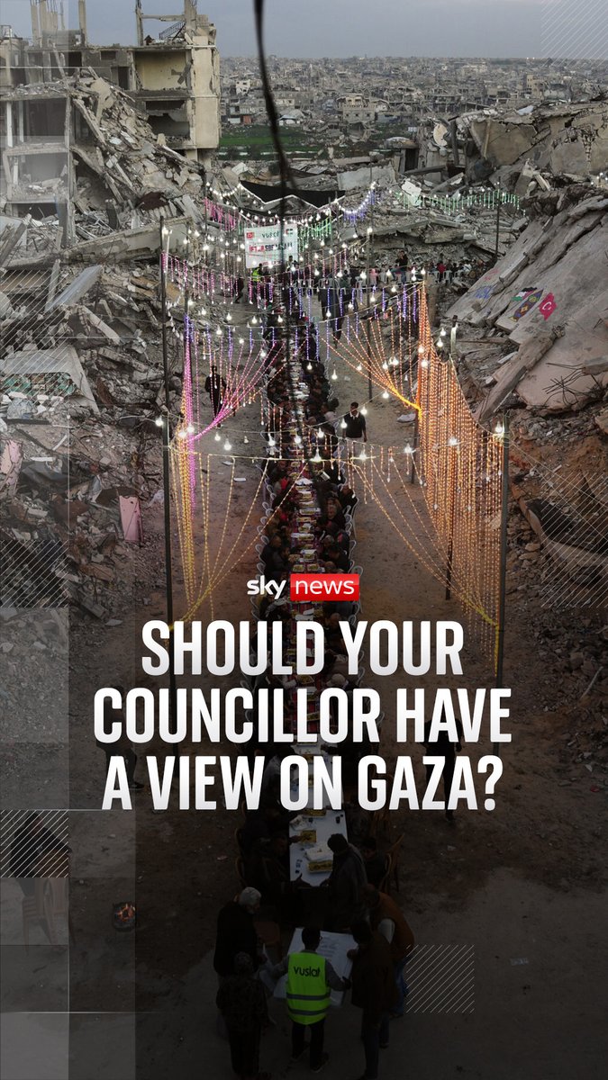More than a thousand UK councillors have signed a pledge of solidarity with the Palestinian people ahead of the local elections - promising to ensure their councils ditch any investments linked to the war in Gaza. Sky's Amanda Akass reports. 🔗