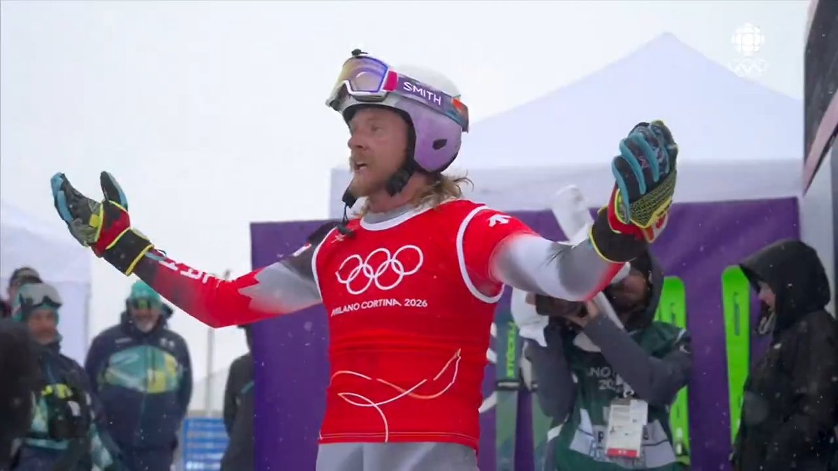 "I do not agree with that call whatsoever" Canada's Jared Schmidt is IRATE after receiving a yellow card in the men's ski cross final
