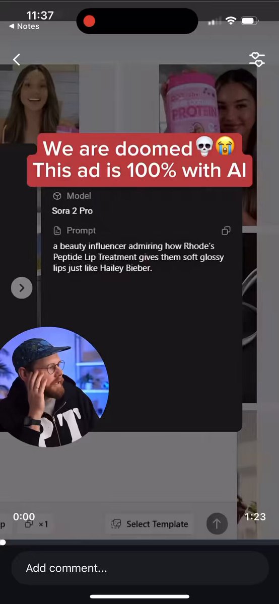 Software engineer reveals he’s been paid to make AI videos promoting Rhode products 😳