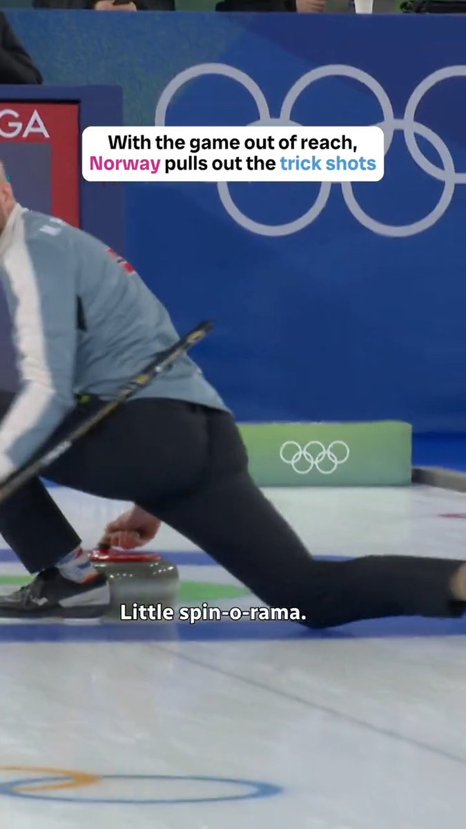 Norway brought out the spin-o-rama move 🙌🇳🇴🥌