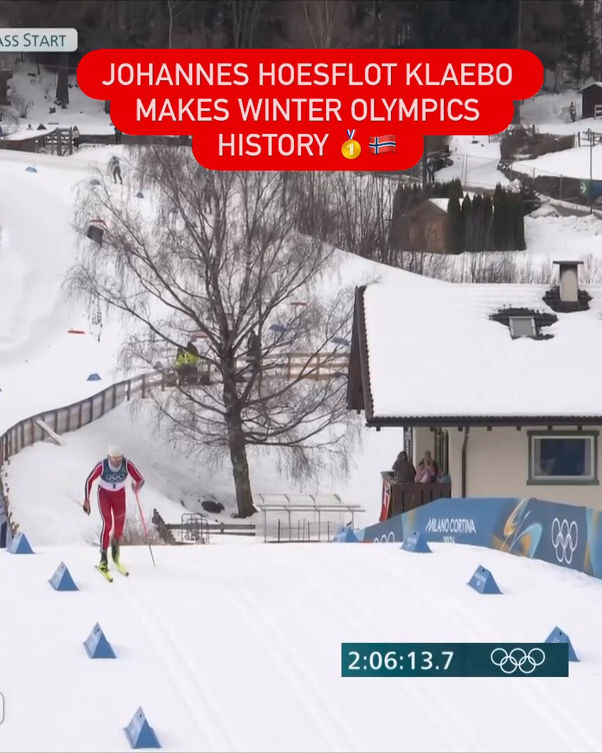 Unstoppable. Untouchable. Simply inevitable. Johannes Hoesflot Klaebo claims his 6th gold medal of the #WinterOlympics AND makes HISTORY earning his 11th OLYMPIC GOLD medal in his career! 💪