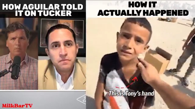 🚨See for yourself THE LIES Tony Aguilar told on Tucker Carlson’s show - lies that Ambassador Mike Huckabee rightfully called Tucker Carlson out on (and visibly made Tucker squirm). Carlson had Aguilar on his show twice and has not corrected the record at any point since Aguilar’s story was debunked almost six months ago.