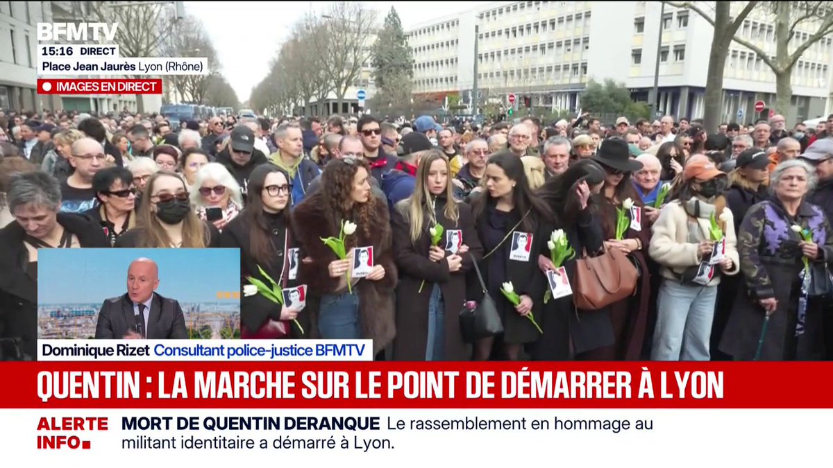Ça fait 48 heures qu’ils annoncent une marche de néo-nazis… Ils sont dégoûtés.
